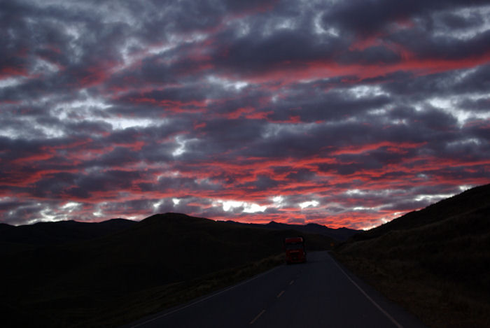 auf dem Weg nach Huaraz